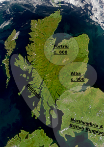 Verbreitung der Pikten in Schottland