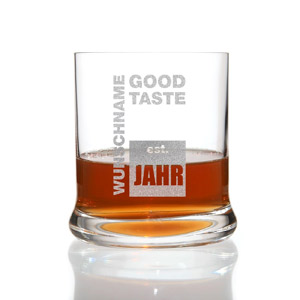 Leonardo Whiskyglas mit Gravur, Motiv: Good Taste zu finden bei Amazon